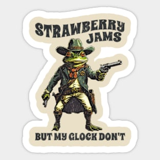 Strawberry Jams But My Glock Dont Sticker